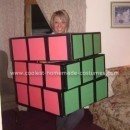 Homemade Rubik's Cube Halloween Costume