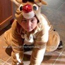Homemade Rudolph the Red Nosed Reindeer Costume