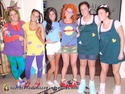 Homemade Rugrats Group Halloween Costume Idea