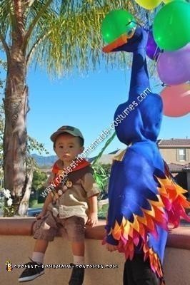 Homemade Russell and Kevin the Bird Kids Couple Costume