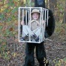 Homemade Safari Girl Captured by Gorilla Halloween Costume
