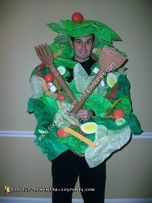 Homemade Salad Bowl Original Halloween Costume