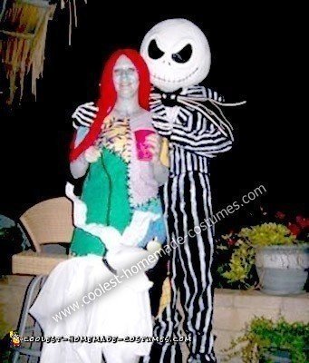 Homemade Sally and Jack Skellington Costumes