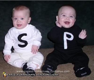 Homemade Salt and Pepper Halloween Costume