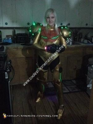 Homemade Samus Aran from Metroid Costume