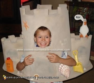 Homemade Sand Castle Costume