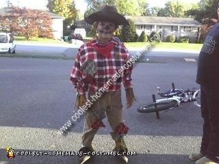 Homemade Scarecrow Boy Costume