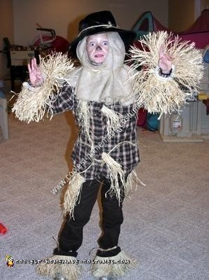 Homemade Scarecrow from Wizard of Oz Costume