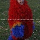 Homemade Scarlet Macaw Costume