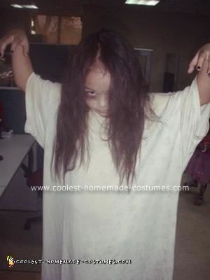 Homemade Scary Ghost from The Grudge Costume