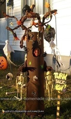 Homemade Scary Tree Costume
