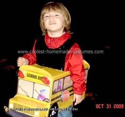 Homemade School Bus Costume