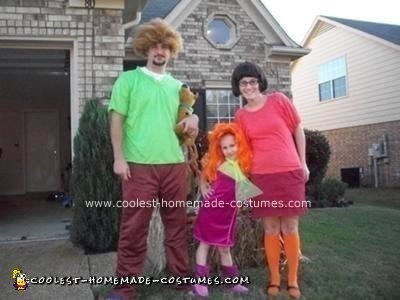 Homemade Scooby Doo Family Costume