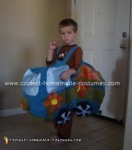 Homemade Scooby Doo Mystery Machine Costume