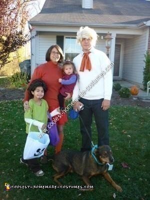 Homemade Scooby Gang Halloween Costume