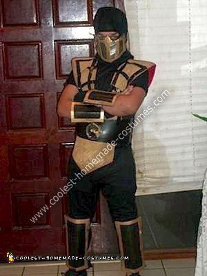 Homemade Scorpion from Mortal Kombat Costume