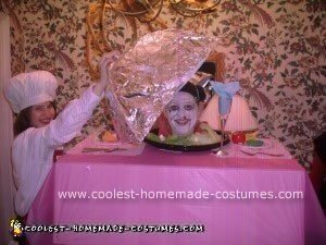 Homemade Server and Human Platter Couple Costume