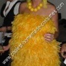 Homemade Sexy Big Bird Halloween Costume Idea