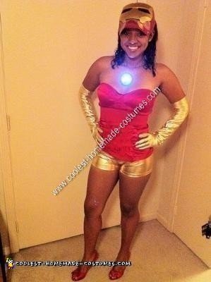 Homemade Sexy Female Iron Man Costume Idea