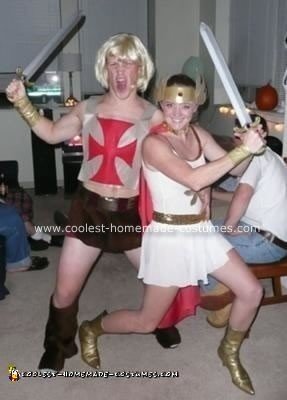 Homemade She-Ra and He-Man Couple Costume