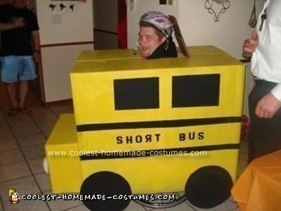 Homemade Short Bus Wheelchair Costume