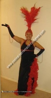 Homemade Showgirl Costume