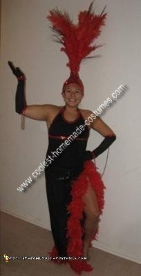 Homemade Showgirl Costume