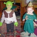 Homemade Shrek and Fiona Costumes