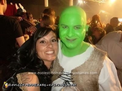 Homemade Shrek Costume