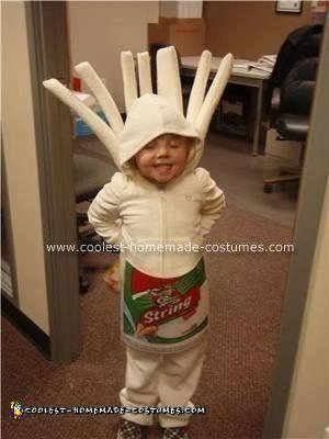 Homemade Silly String Cheese Costume