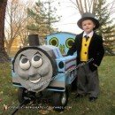 Homemade Sir Topham Hatt and Thomas the Tank Engine Costume