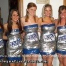 Homemade Six Pack of Busch Group Costume