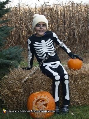 Homemade Skeleton Costume