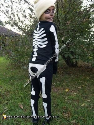 Homemade Skeleton Costume