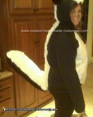 Homemade Skunk Costume