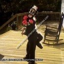 Homemade Skunk Flower Costume