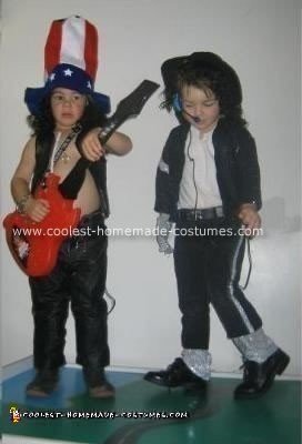 Homemade Slam and Michael Jackson Halloween Costumes