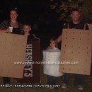 Homemade S'mores Family Halloween Costume