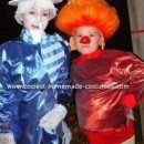 Homemade Snow Miser and Heat Miser Costumes