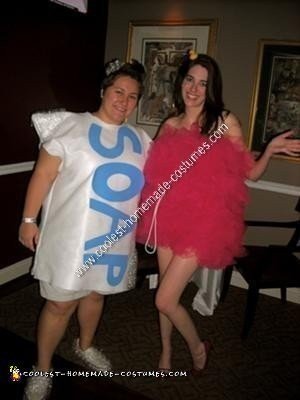 Homemade Soap and Loofah Couple Costume