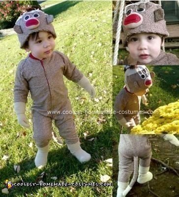 Homemade Sock Monkey Costume