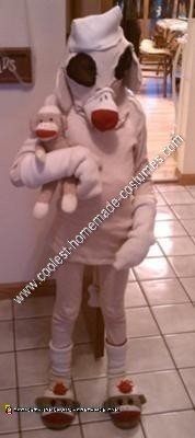 Homemade Sock Monkey Halloween Costume