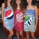 Homemade Soda Can Group Halloween Costume