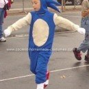 Homemade Sonic the Hedgehog Costume