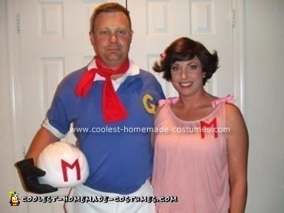 Homemade Speed Racer and Trixie Halloween Costume