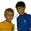 Homemade Spock and Kirk Star Trek Couple Costumes