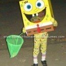 Homemade Sponge Bob Square Pants Costume