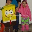 Homemade Spongebob and Patrick Star Costumes