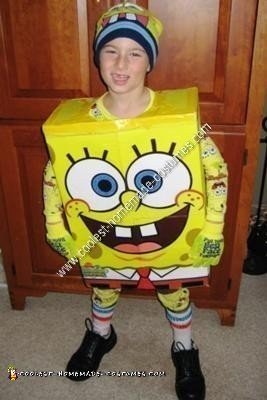Cool Homemade Spongebob Halloween Costume Idea