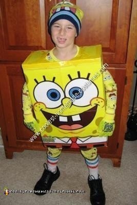 Homemade Spongebob Halloween Costume Idea